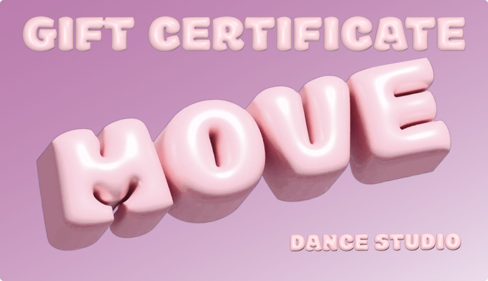 Подарочный сертификат MOVE DANCE